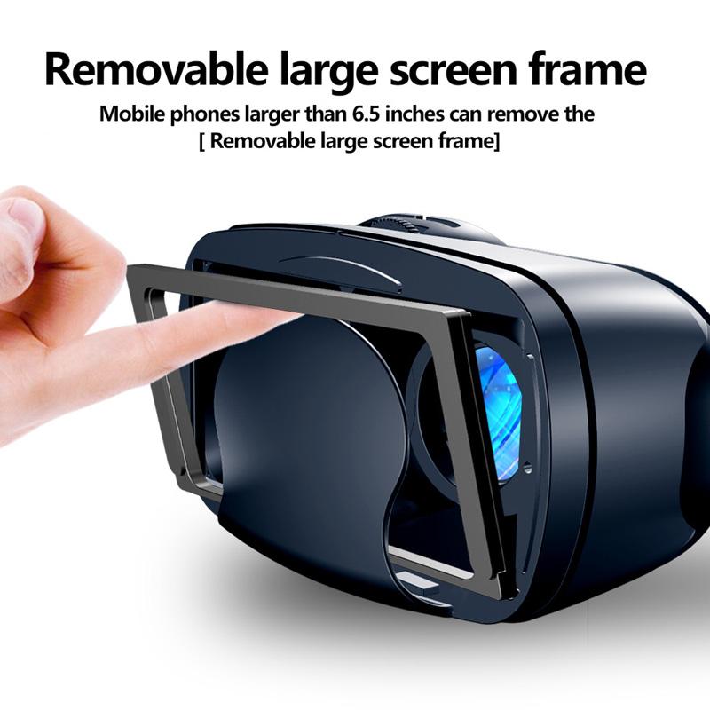 VRG Pro VR Glasses Virtual Reality Headset Devices Viar 3D Helmet Goggles Lenses Smart For Smartphone Cell Phone For 5-7